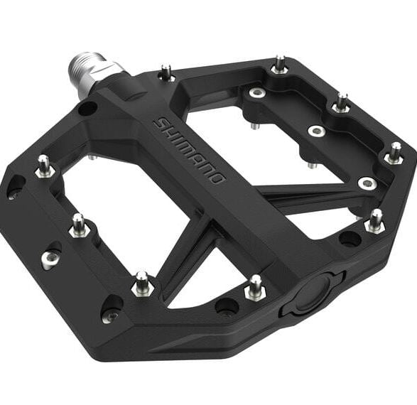 Shimano PD-GR400 flat pedals, resin with pins, black