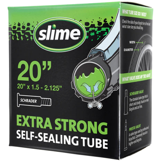 Slime Extra Strong Self-Healing Bike Tube - 20" x 1.5-2.125" Schrader