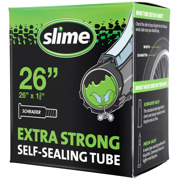 Slime Extra Strong Self-Healing Bike Tube - 26" x 1.375" Schrader