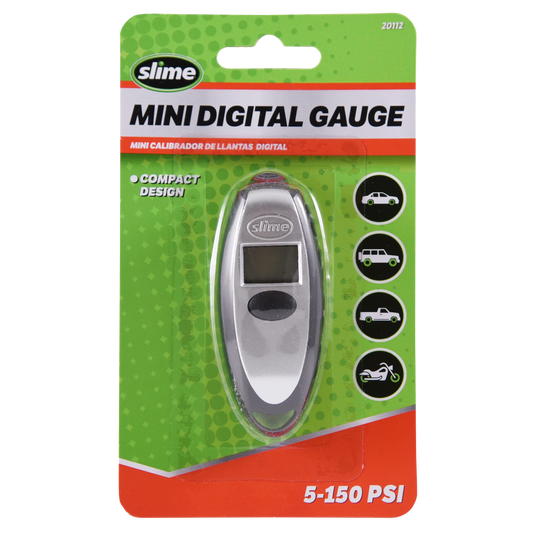 Slime Mini Digital Tire Gauge (5-10 PSI)
