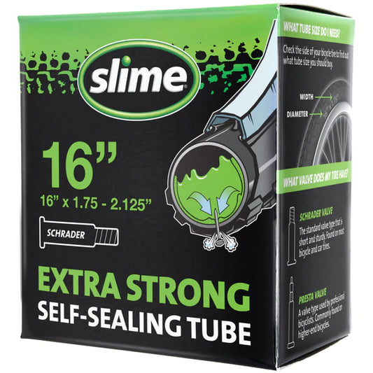 Slime Extra Strong Self-Healing Bike Tube - 16" x 1.75-2.125" Schrader